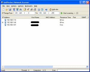 SoftPerfect Network Scanner - Screenshot