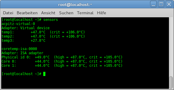 ubuntu temperature monitor